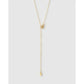 Cross Charm Gold Necklace - Necklaces