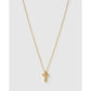 Cross Charm Gold Necklace - Necklaces