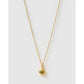 Crushed Birthstone Gold Necklace - August - Peridot - Necklaces