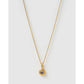 Crushed Birthstone Gold Necklace - February - Amethyst - Necklaces