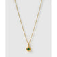 Crushed Birthstone Gold Necklace - May - Emerald - Necklaces