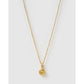 Crushed Birthstone Gold Necklace - November - Citrine - Necklaces