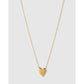 Cupid Heart Gold Necklace - Necklaces