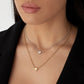 Dainty Heart Initial Necklace - Necklaces