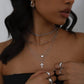 Dainty Heart Initial Necklace - Necklaces