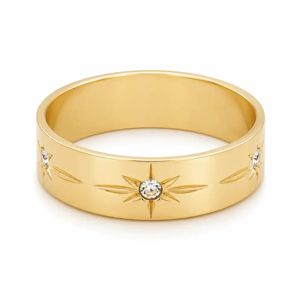 Daphne Star Ring - Gold / 4 - Rings