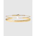 Davina Gold Bracelet Stack - Bracelets