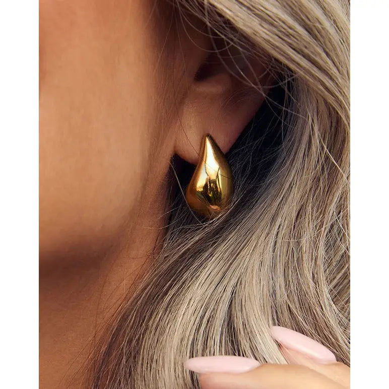 Delphine Gold Earrings - Earrings