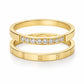 Delphine Ring Pair - Gold / 4 - Rings