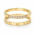 Delphine Ring Pair - Gold / 4 - Rings