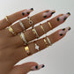 Delphine Ring Pair - Rings