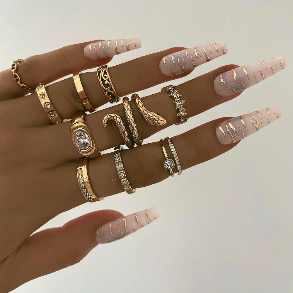 Delphine Ring Pair - Rings