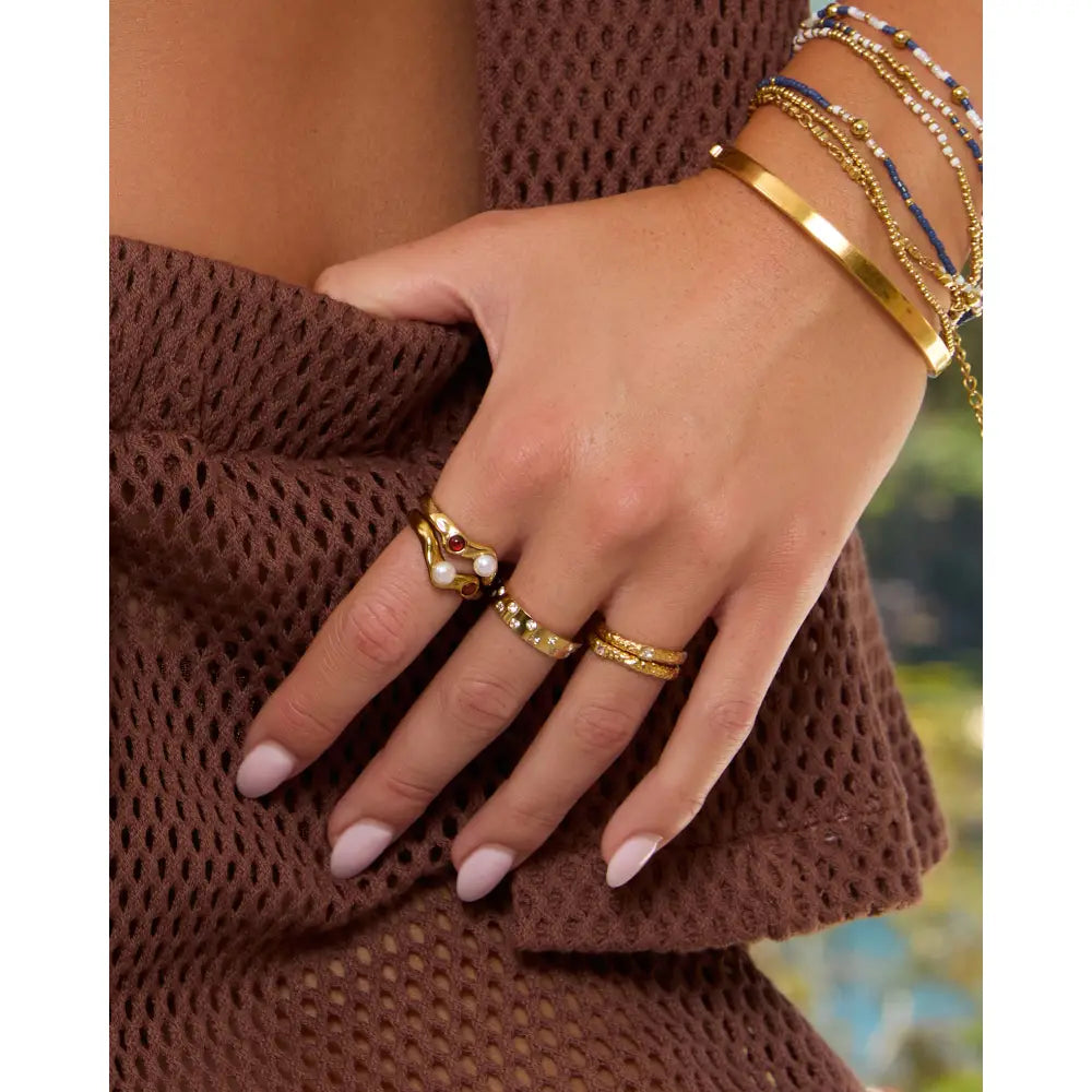 Double Ruben Ring Stack - Rings