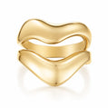 Double Swirl Ring - Gold / 5 - Rings