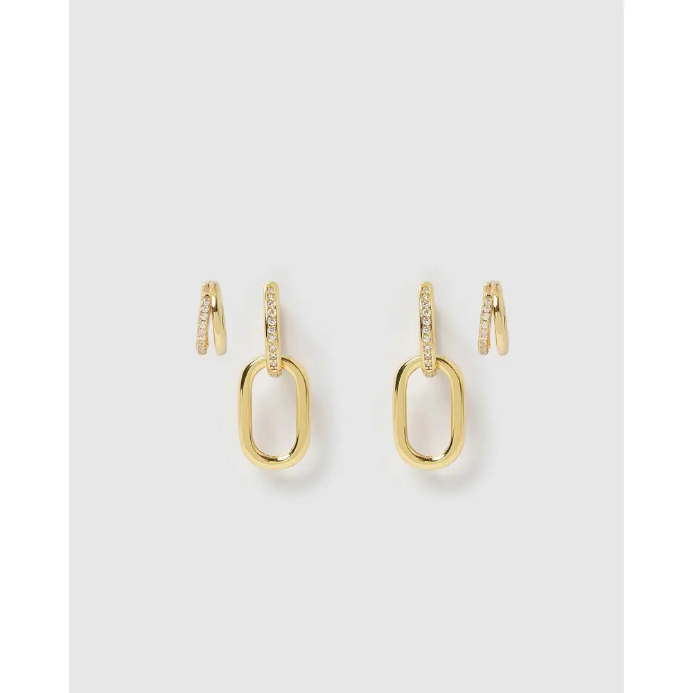 Double Trouble Earring Stack - Earrings