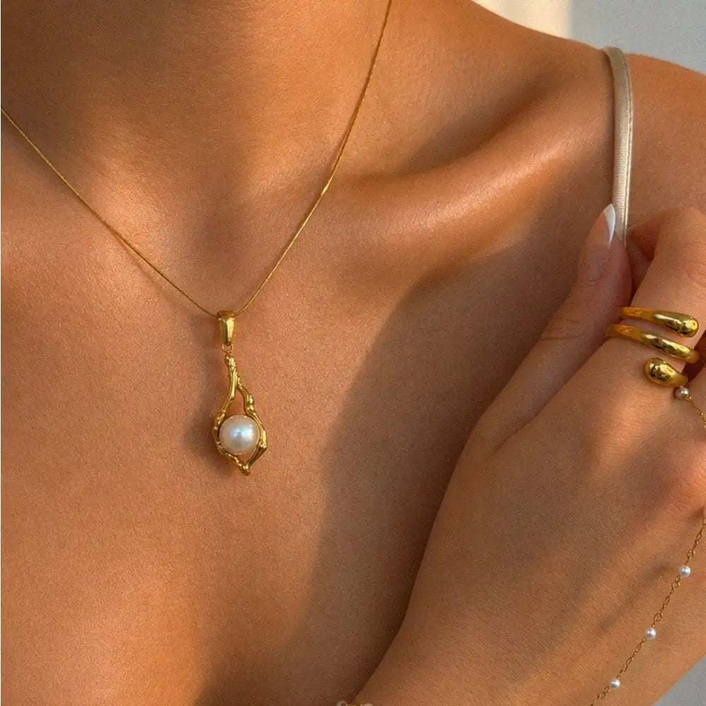 Dune Pearl Necklace - Necklaces
