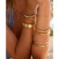 Eden Gold Cuff Bracelet - Bracelets