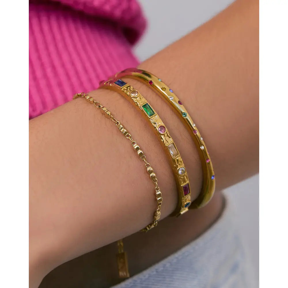 Eden Gold Cuff Bracelet - Bracelets