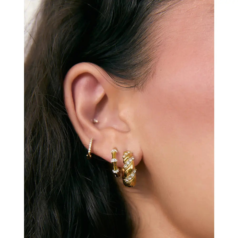 Electra Gold Earrings - Earrings