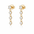 Eliana Stud Earrings - Gold - Earrings