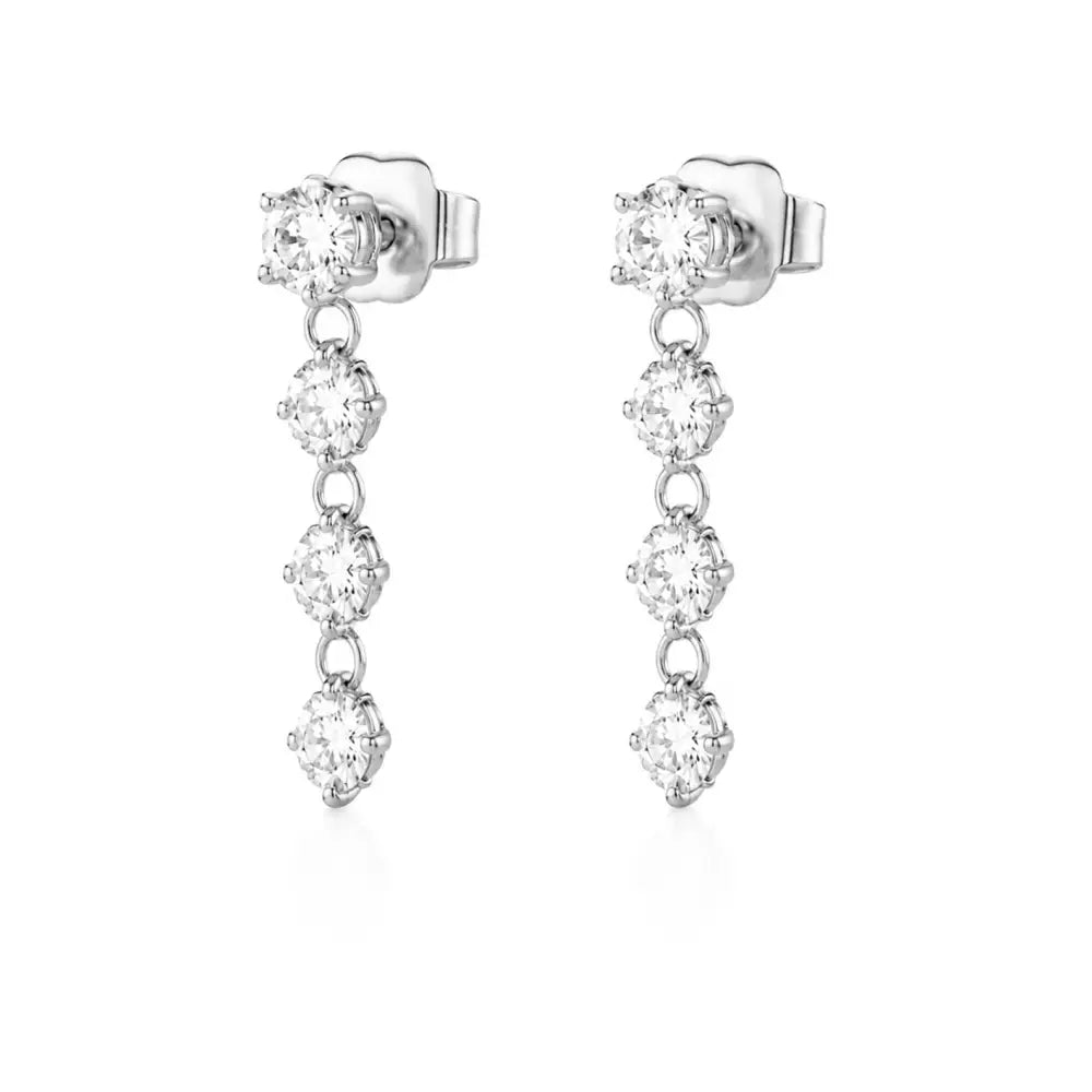 Eliana Stud Earrings - Silver - Earrings