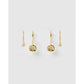 Ella Gold Earring Stack - Earrings