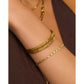 Elodi Gold Cuff Bracelet - Gold - Bracelets
