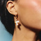 Elysian Pearl Hoop Earrings - Earrings