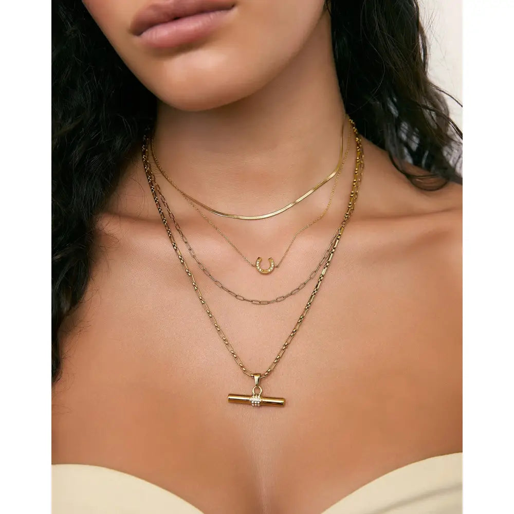 Emery Gold Necklace - Necklaces