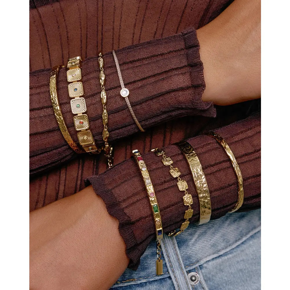Emilia Gold Bracelet - Gold - Bracelets
