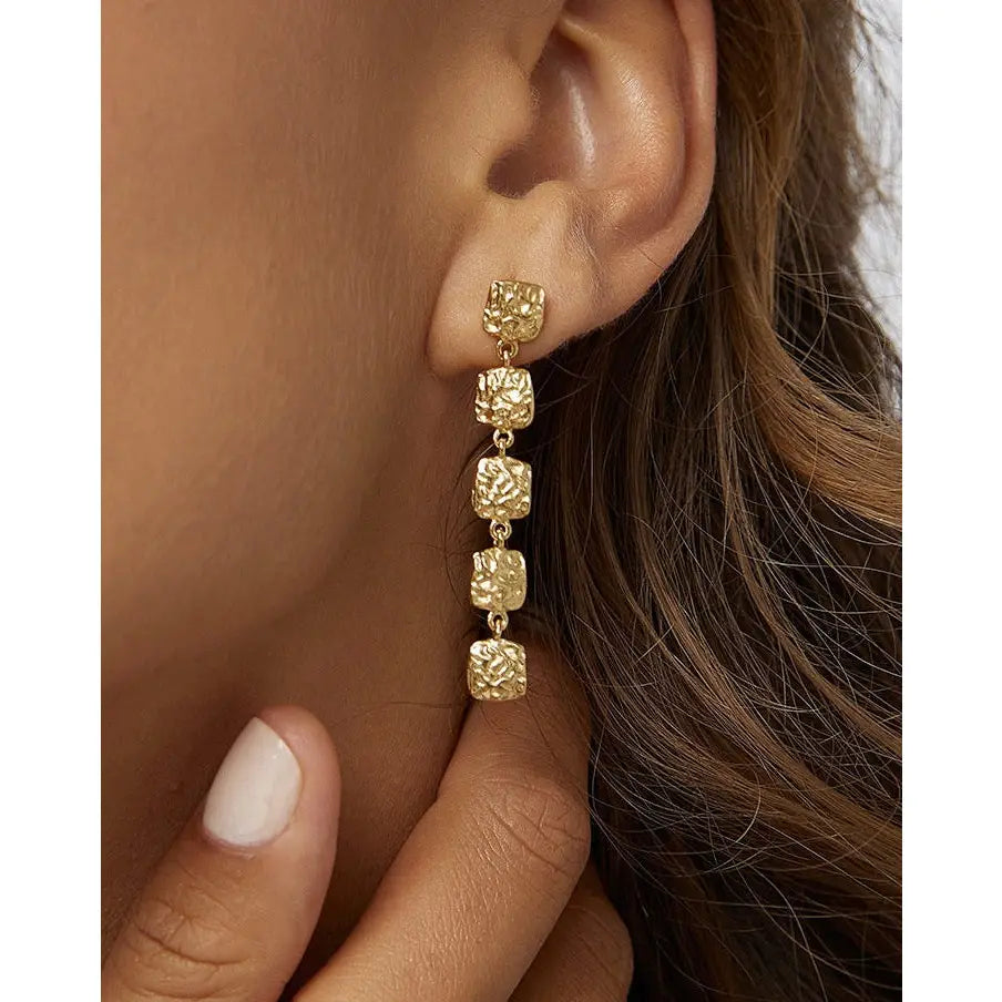 Emilia Gold Earrings - Earrings