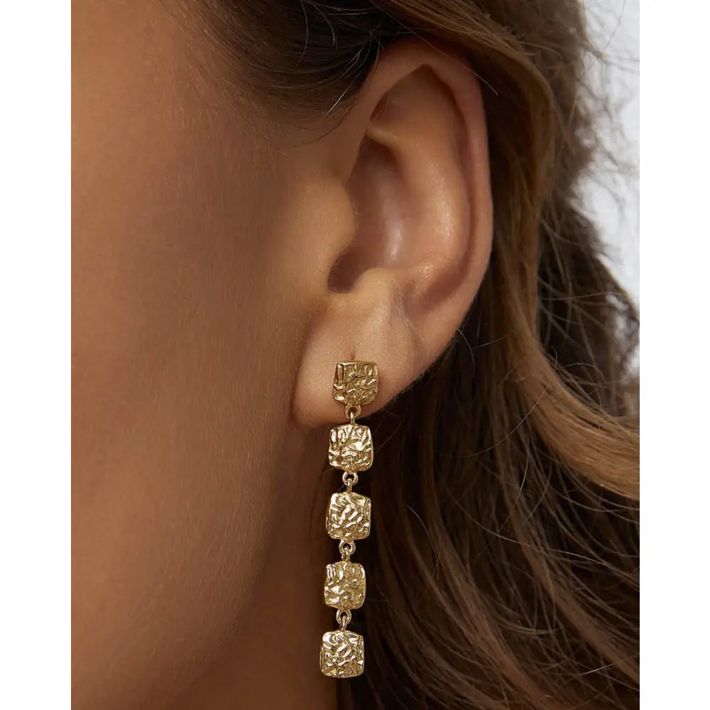 Emilia Gold Earrings - Earrings