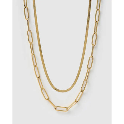 Essential Necklace Stack - Gold - Necklaces
