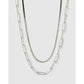 Essential Necklace Stack - Silver - Necklaces