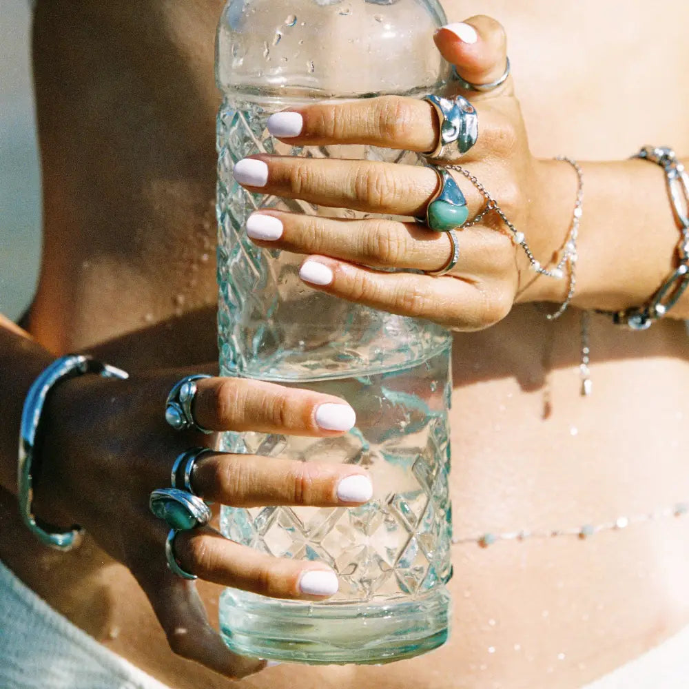 Esther Ring Semi Precious Stone - Rings