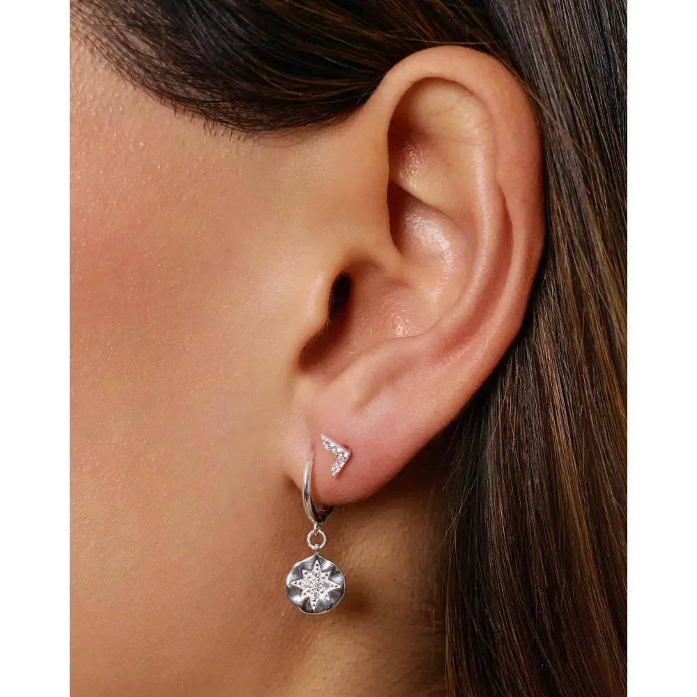 Estrella Huggie Earrings - Earrings