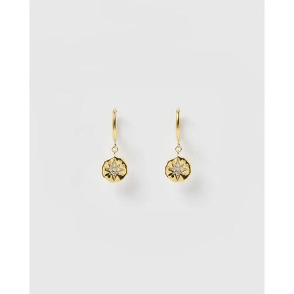 Estrella Huggie Earrings - Gold - Earrings