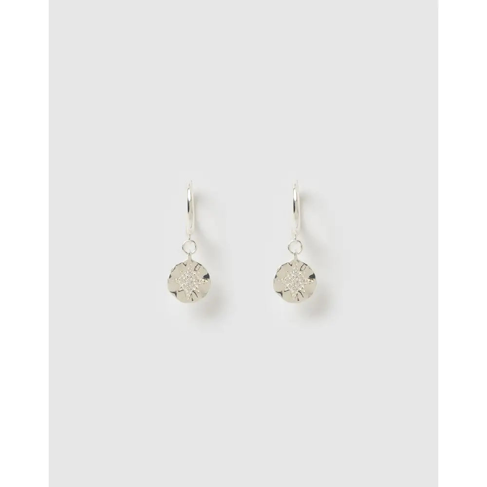 Estrella Huggie Earrings - Silver - Earrings