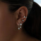 Evelyn Butterfly Hoop Earrings - Earrings