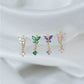 Evelyn Butterfly Hoop Earrings - Earrings