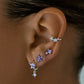 Evelyn Butterfly Hoop Earrings - Earrings