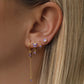 Evelyn Butterfly Hoop Earrings - Earrings