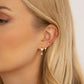 Evelyn Butterfly Hoop Earrings - Earrings