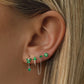 Evelyn Butterfly Hoop Earrings - Earrings