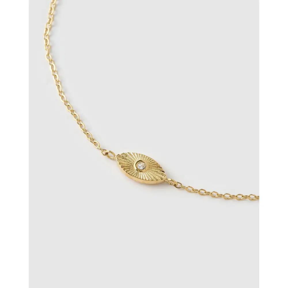 Evil Eye Gold Bracelet - Gold - Bracelets