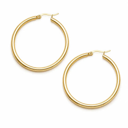 Exude Hoop Earrings - Gold / Small - Earrings