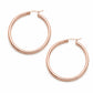 Exude Hoop Earrings - Rose Gold / Small - Earrings