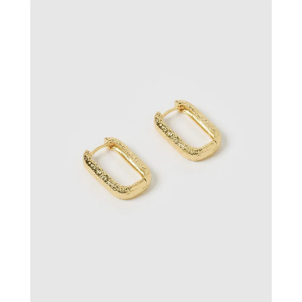 Farrah Gold Link Earrings - Earrings