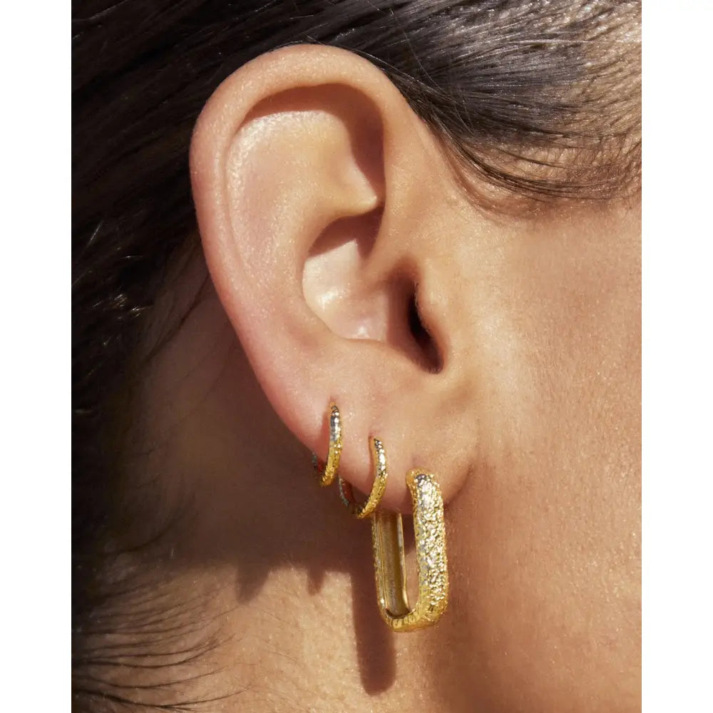 Farrah Gold Link Earrings - Earrings