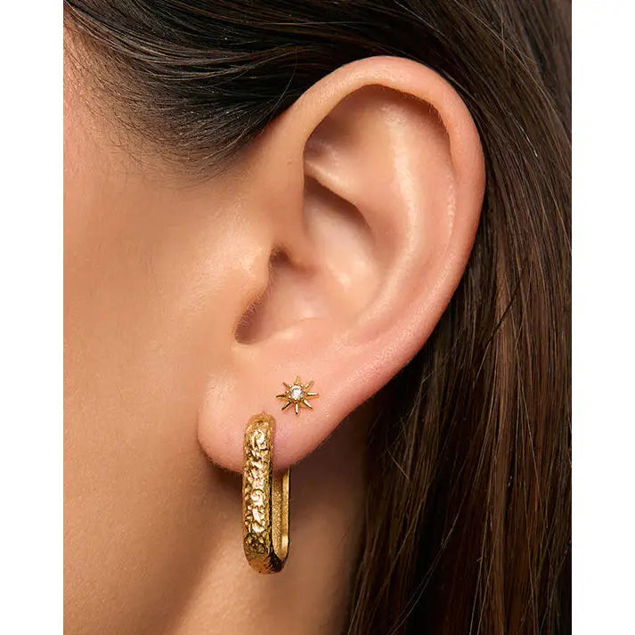 Farrah Gold Link Earrings - Earrings